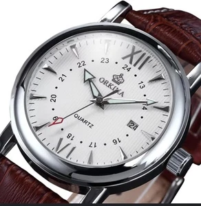 ORKINA Men's Watch With Date Indicator Works / New - Picture 1 of 13