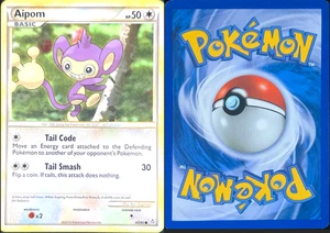 Aipom 43/95 HGSS Unleashed Common - Picture 1 of 1