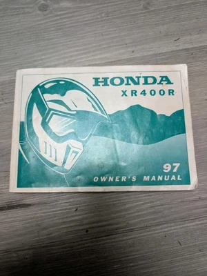 Honda XR400R 1997 original fabricante de equipos originales manual del propietario Foto 1 de 4