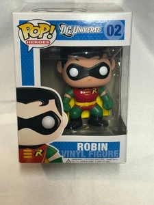 Funko Pop DC Universe Action Figure Robin from Batman Super Heroes Vinyl 02 NEW - Picture 1 of 4