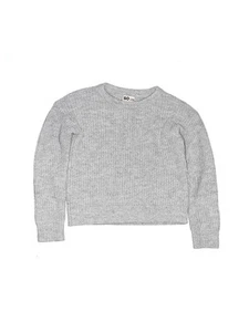 SO Girls Silver Pullover Sweater 10 - Picture 1 of 2