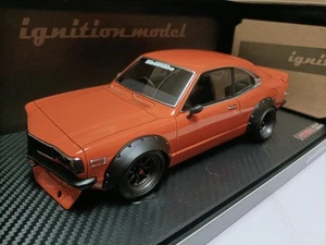 IG 1:18 Mazda Savanna S124A Semi Funciona Naranja Carrocería Ancha Modelo Coche Deportivo  - Imagen 1 de 9