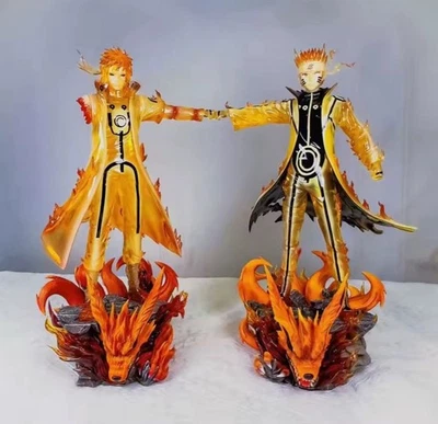 Naruto Uzumaki Kurama Chakra Mode + Minato – Set of 2 Figures – 30 cm / 11.8” - Immagine 1 di 4