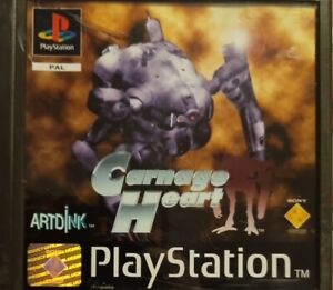 Carnage Heart PS1 Boxed with Manual, Rare Playstation One 