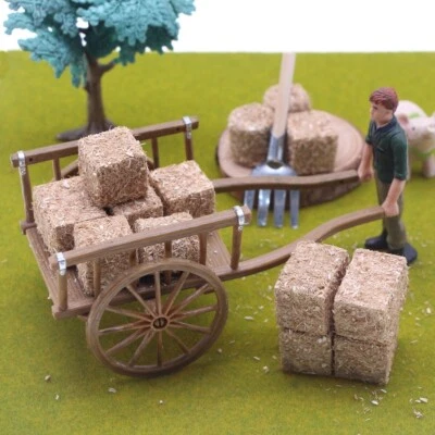 4PC Straw Hay Haystack 1:12 Scale Dollhouse Miniatures Decor Accessory Groceries - Image 1 of 4