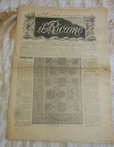 Il Ricamo Maggio 1910 n. 19 con cartamodello  Sonzogno L3 ^ - Picture 1 of 1