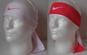 Nike Dri-Fit Head Tie Reversible Men Bright Crimson/White/White - Picture 1 of 10