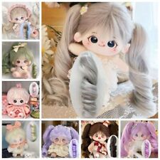 Clamping Cotton Doll Chemical Fiber Wig Doll Long Curly Hair Ponytail  BJD Doll