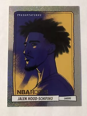 2023-24 Panini NBA Hoops Jalen Hood-Schifino SP Presentations RC #14 - Image 1 of 2