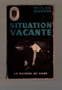 MILES BURTON SITUATION VACANTE COLLECTION EMPREINTE POLICE N°20 - Bild 1 von 3