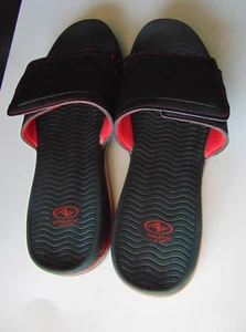 Athletic Works Men's Sz 13 Black O2AIR Slides Waterproof Adjustable Sandal NWOT - Picture 1 of 4