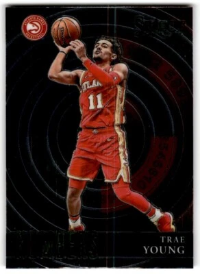 2020-21 Panini Select Numbers Trae Young #14 Atlanta Hawks - Image 1 of 2