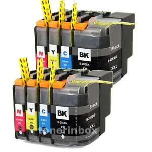 8pk LC20E LC-20E XXL ink cartridge For Brother MFC-J5920DW MFC-J775DW MFC-J985DW - Picture 1 of 2