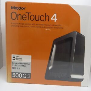 Maxtor OneTouch 4 Lite 500 GB USB 2.0 Desktop External Hard Drive STM305004OTA3E