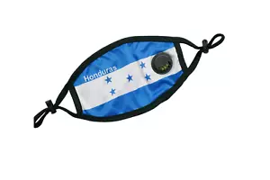 Máscara facial de Honduras con bolsillo / bandera de Honduras / bandera de máscara facial de Honduras - Imagen 1 de 4