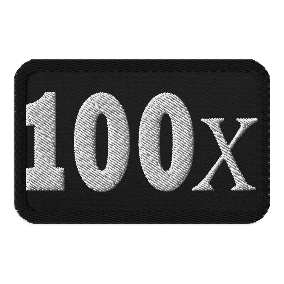 100x Gema Oculta Cripto Moneda Bull Run Parche Bordado Apliques Planchar Foto 1 de 1