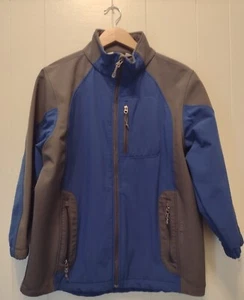 Herren Medium Schwarz Diamant Soft Shell Jacke. Blau und grau. Sauberer Zustand - Bild 1 von 5