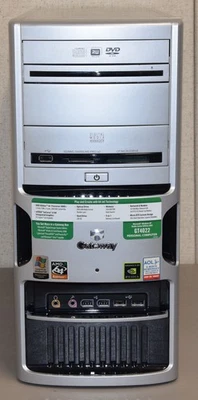 Gateway GT4022 KTBC5IGLF Desktop AMD Athlon 64 4000+ 2.4Ghz 200GB HDD 1GB DVD-RW - Image 1 of 4