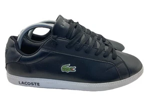 Lacoste Graduate BL2 Trainers Black White Men’s UK Size 8 - Picture 1 of 9