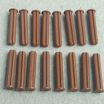 LEGO Technic Axle 3L with Stop 24316 Reddish Brown Lot of 16 Genuine Used - Image 1 of 4