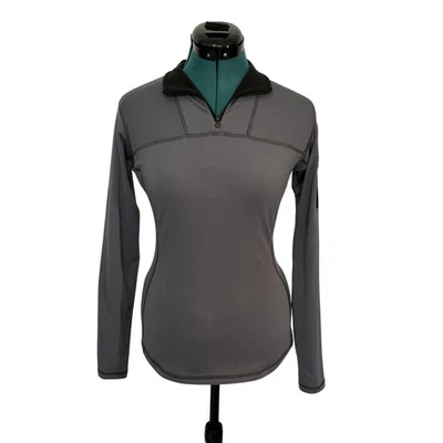Pullover Arc'teryx para mujer pequeño 1/2 cremallera polar elástico bolsillo atlético senderismo Foto 1 de 4