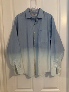 Tommy Bahama - Men’s Ombré Striped LS Button Down Shirt.  Size L - Picture 1 of 11