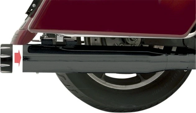 Silenciadores sin cordones Bassani Quick Change 4" negros #1F740B Harley Davidson Foto 1 de 1