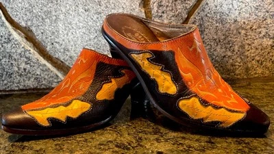 Spring Step Multicolor Leather Comfort Ankle Boot Size 38 - Image 1 of 4