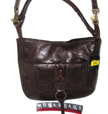 Frye Corrine Top Handle Crossbody Shoulder Bag Cognac Brown Leather NWT $328 - Image 1 of 4