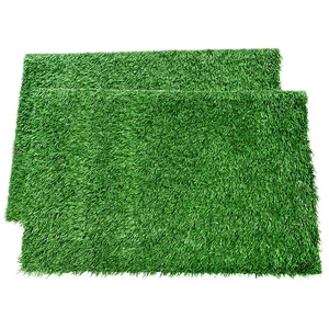 Dog Grass Pee Pads, 2 Pack Artificial Grass Pads for Potty Tray, Fake Grass f... - Picture 1 of 9