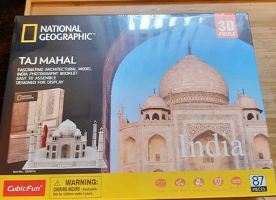 National Geographic TAJ MAHAL 3D Puzzle CubicFun BRAND NEW SEALED - Image 1 of 4