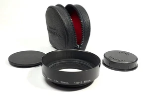 Pentax Lens Hood - for 50mm f1.4 lens, 49mm fit in Original Case + Caps - Picture 1 of 2