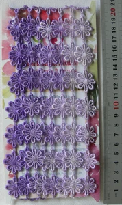 Guipure Lace Dyed Colours PURPLE LAVENDER Blend 22mmWide 2.8 Metre Length GT LR1 - Picture 1 of 6