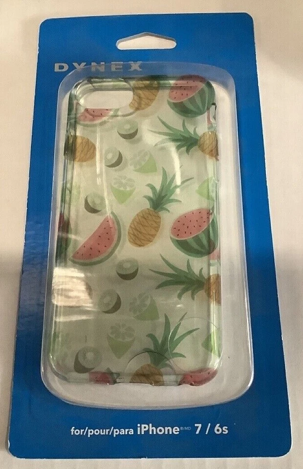 NOVA Capa de Telefone Dynex Apple iPhone 8 7 6 6S SE Frutada Macia DX-MA6712FR - Imagem 1 de 4