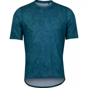 Pearl Izumi Summit Mens MTB Jersey - Ocean Blue Palm - Picture 1 of 7