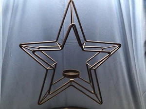 Hanging Metal Star Candle Holder - Picture 1 of 6
