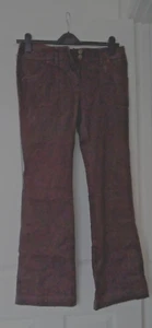 Ladies brown trousers size 12r by Mantaray boot leg from smoke/pet free home - Picture 1 of 4