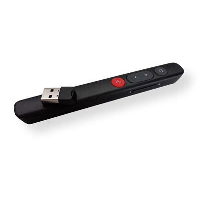 Red Laser Pointer Presentation Remote Wireless USB Clicker PowerPoint Presenter - Image 1 of 4