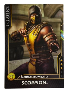 DC Injustice Series 2 Arcade Card - Scorpion (Mortal Kombat X) NON-FOIL #083/110 - Picture 1 of 2