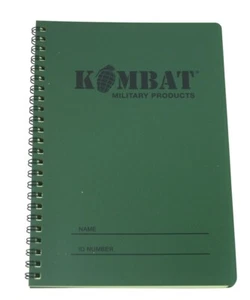Cuaderno en espiral Kombat UK A5 50 páginas impermeable para todo clima, papel cuadrado - Imagen 1 de 3