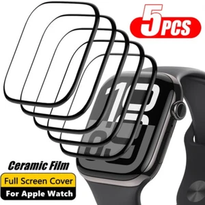 5PCS Screen Protector for Apple Watch 10 9 8 7 6 5 40MM 41MM 42MM 44MM 45MM 46MM - Photo 1 sur 21