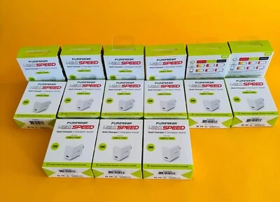 Lote de 15 - Adaptadores Cargador Rápido USB-C PureGear Velocidad de Luz Más Rápida 20W Foto 1 de 3
