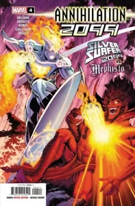 Cubierta Nick Bradshaw Annihilation 2099 (2024) #4 casi nueva Silver Surfer 2099 - Imagen 1 de 1