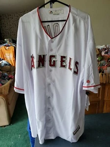 Camiseta deportiva oficial de Mike Trout de los Ángeles Los Ángeles para hombre 4XLT - Imagen 1 de 4