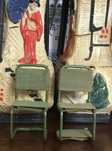 Mid Century Doll's House Metal Chairs - Picture 1 of 7