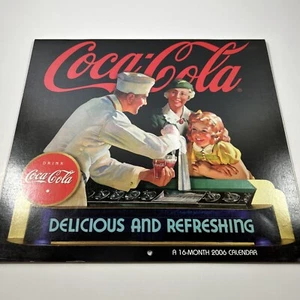2006 Coca Cola 16-month Wall Calendar "Delicious and Refreshing" - Picture 1 of 10