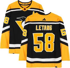 Kris Letang Penguins Autographed 2022-23 Reverse Retro Adidas Authentic Jersey