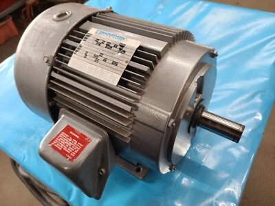Marathon Ele Motor, TEFC,  3ph, Frame 182T And, 200 Volts only! WN182TTFL7727ANL - Image 1 of 4