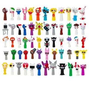 12pcs Mini Sprunki Rhythm Box Figurines Anime Figure Set Figurines Decor Toy - Picture 1 of 17