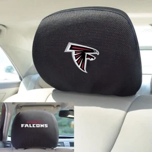 Atlanta Falcons Head Rest Cover 2PC Set by FANMATS - Picture 1 of 2